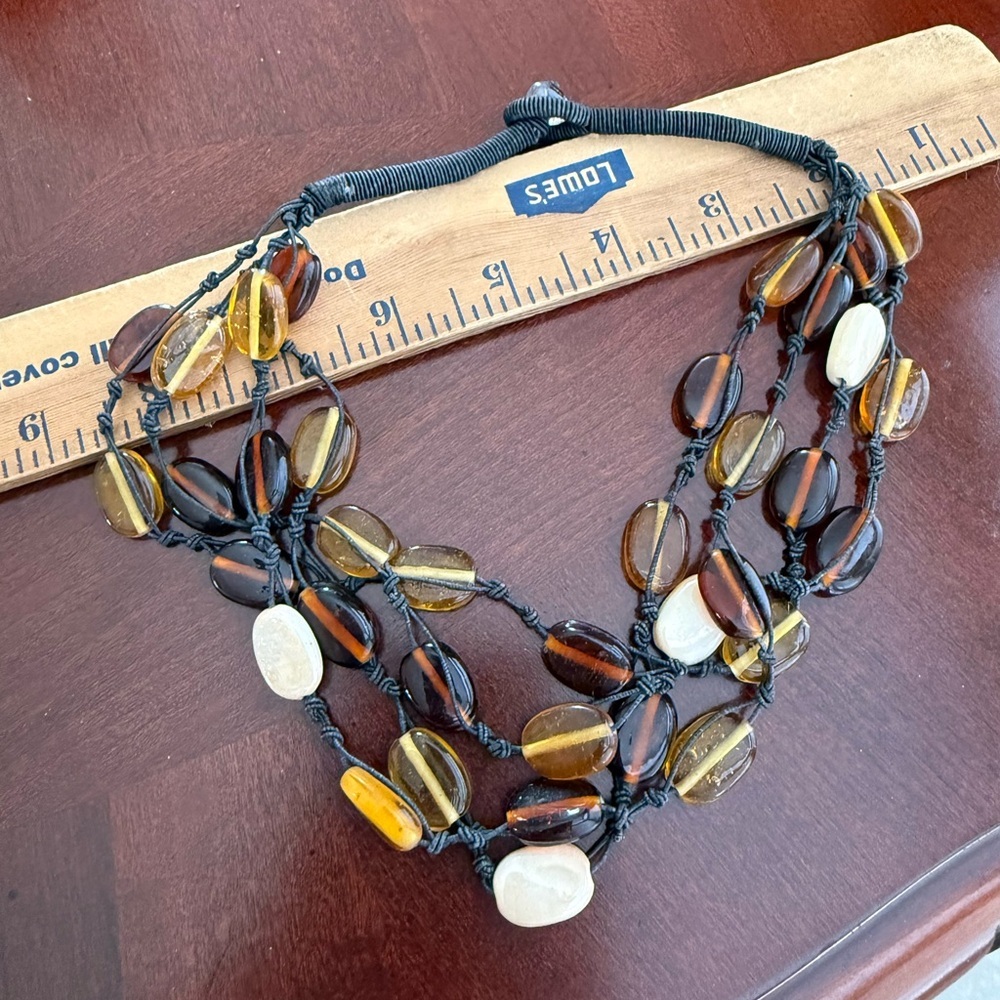 Vintage faux Stone Necklace